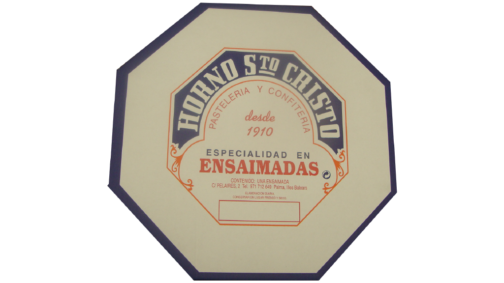 Cajas de ensaimada cosidas, tradición mallorquina